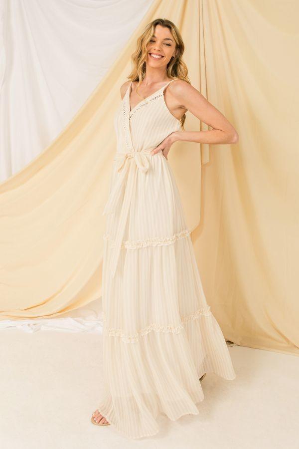 A Woven Maxi Dres